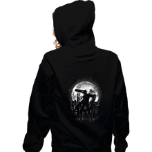 Load image into Gallery viewer, Secret_Shirts Zippered Hoodies, Unisex / Small / Black The Moonlight Chainsaw