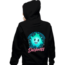 Load image into Gallery viewer, Daily_Deal_Shirts Zippered Hoodies, Unisex / Small / Black Only Darkness
