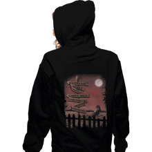 Load image into Gallery viewer, Shirts Pullover Hoodies, Unisex / Small / Black Horror Crossroads