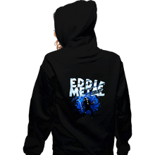 Load image into Gallery viewer, Shirts Zippered Hoodies, Unisex / Small / Black Eddie Metal