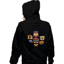 Load image into Gallery viewer, Shirts Zippered Hoodies, Unisex / Small / Black Bohemian Power
