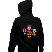 Load image into Gallery viewer, Shirts Zippered Hoodies, Unisex / Small / Black Bohemian Power