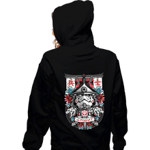Load image into Gallery viewer, Shirts Zippered Hoodies, Unisex / Small / Black Samurai Trooper