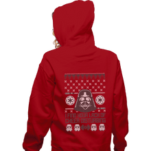 Load image into Gallery viewer, Shirts Pullover Hoodies, Unisex / Small / Red Vader Christmas
