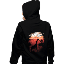 Load image into Gallery viewer, Daily_Deal_Shirts Zippered Hoodies, Unisex / Small / Black The Last Sunset