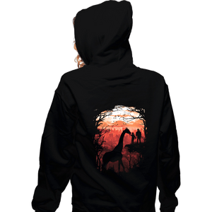 Daily_Deal_Shirts Zippered Hoodies, Unisex / Small / Black The Last Sunset