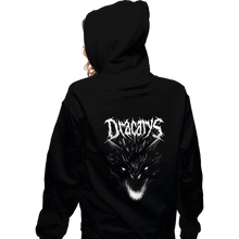 Load image into Gallery viewer, Secret_Shirts Zippered Hoodies, Unisex / Small / Black Dracarys Metal T-Shirt