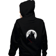 Load image into Gallery viewer, Shirts Zippered Hoodies, Unisex / Small / Black Moonlight Lord