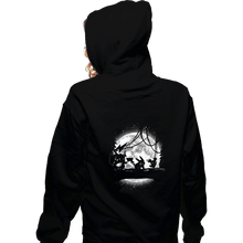 Load image into Gallery viewer, Shirts Zippered Hoodies, Unisex / Small / Black Moonlight Electric Types