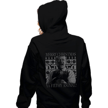 Load image into Gallery viewer, Shirts Zippered Hoodies, Unisex / Small / Black Ya Filthy Animal