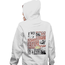 Load image into Gallery viewer, Shirts Zippered Hoodies, Unisex / Small / White Take On Me