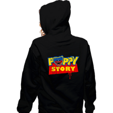 Load image into Gallery viewer, Secret_Shirts Zippered Hoodies, Unisex / Small / Black Poppy Story