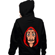Load image into Gallery viewer, Shirts Zippered Hoodies, Unisex / Small / Black Mask