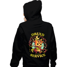 Load image into Gallery viewer, Daily_Deal_Shirts Zippered Hoodies, Unisex / Small / Black Druid's Call