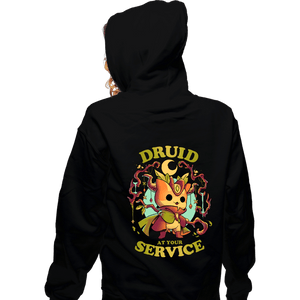 Daily_Deal_Shirts Zippered Hoodies, Unisex / Small / Black Druid's Call