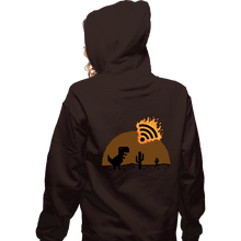 Load image into Gallery viewer, Shirts Zippered Hoodies, Unisex / Small / Dark Chocolate Apocalypsis Signal
