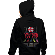 Load image into Gallery viewer, Shirts Pullover Hoodies, Unisex / Small / Black You Died