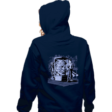 Load image into Gallery viewer, Shirts Zippered Hoodies, Unisex / Small / Navy Old Acquaintances