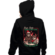 Load image into Gallery viewer, Secret_Shirts Zippered Hoodies, Unisex / Small / Black The Christmas Pact