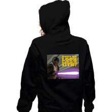 Load image into Gallery viewer, Secret_Shirts Zippered Hoodies, Unisex / Small / Black Jedi Jules Windu