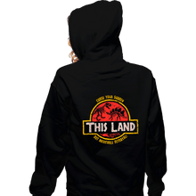 Load image into Gallery viewer, Daily_Deal_Shirts Zippered Hoodies, Unisex / Small / Black This Land