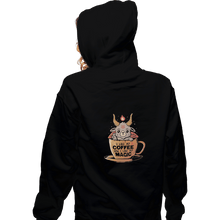 Load image into Gallery viewer, Shirts Zippered Hoodies, Unisex / Small / Black Black Coffee