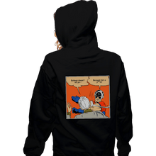 Load image into Gallery viewer, Secret_Shirts Zippered Hoodies, Unisex / Small / Black Peace Slap
