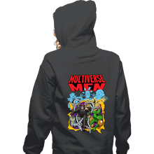 Load image into Gallery viewer, Daily_Deal_Shirts Zippered Hoodies, Unisex / Small / Dark Heather Multiverse Men