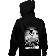 Load image into Gallery viewer, Secret_Shirts Zippered Hoodies, Unisex / Small / Black Not So Purfffect Crime