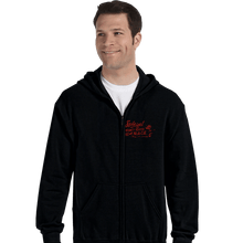 Load image into Gallery viewer, Sold_Out_Shirts Zippered Hoodies, Unisex / Small / Black Cowboy Garage