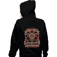Load image into Gallery viewer, Shirts Zippered Hoodies, Unisex / Small / Black Gatekeeper