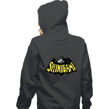 Load image into Gallery viewer, Shirts Zippered Hoodies, Unisex / Small / Dark Heather Bat Shinigami