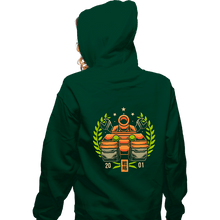 Load image into Gallery viewer, Shirts Zippered Hoodies, Unisex / Small / Irish Green Orange Star Forces