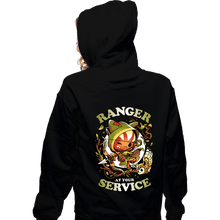 Load image into Gallery viewer, Daily_Deal_Shirts Zippered Hoodies, Unisex / Small / Black Ranger's Call