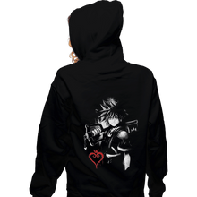 Load image into Gallery viewer, Shirts Zippered Hoodies, Unisex / Small / Black Sora Ink