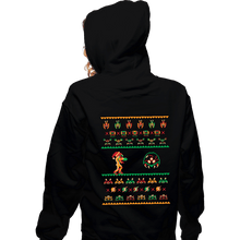 Load image into Gallery viewer, Shirts Zippered Hoodies, Unisex / Small / Black We Wish You A Metroid Christmas