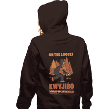 Load image into Gallery viewer, Shirts Pullover Hoodies, Unisex / Small / Dark Chocolate Kwyjibo
