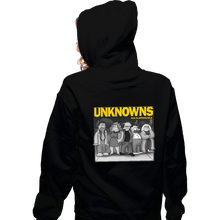 Load image into Gallery viewer, Daily_Deal_Shirts Zippered Hoodies, Unisex / Small / Black Unknowns