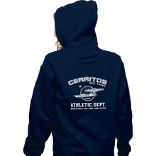 Load image into Gallery viewer, Secret_Shirts Zippered Hoodies, Unisex / Small / Navy Lower Decks Athletics
