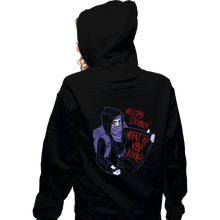 Load image into Gallery viewer, Secret_Shirts Zippered Hoodies, Unisex / Small / Black Stranger Merchant