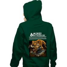 Load image into Gallery viewer, Secret_Shirts Zippered Hoodies, Unisex / Small / Irish Green Mines And Mithosaurs