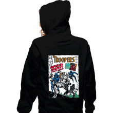 Load image into Gallery viewer, Daily_Deal_Shirts Zippered Hoodies, Unisex / Small / Black The Troopers