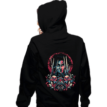 Load image into Gallery viewer, Shirts Zippered Hoodies, Unisex / Small / Black Scissors For Hands