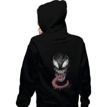 Load image into Gallery viewer, Shirts Zippered Hoodies, Unisex / Small / Black Venom Splatter