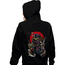 Load image into Gallery viewer, Secret_Shirts Zippered Hoodies, Unisex / Small / Black TMNT Ronin
