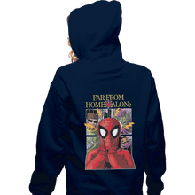 Load image into Gallery viewer, Shirts Zippered Hoodies, Unisex / Small / Navy Far From Home Alone