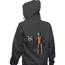 Load image into Gallery viewer, Secret_Shirts Zippered Hoodies, Unisex / Small / Dark Heather Outsider Graffiti