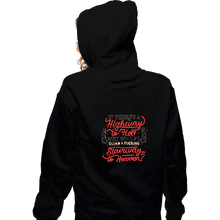 Load image into Gallery viewer, Secret_Shirts Zippered Hoodies, Unisex / Small / Black Faster to Hell than Heaven
