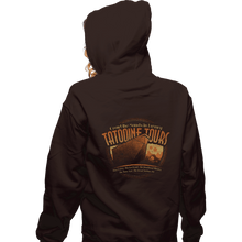 Load image into Gallery viewer, Shirts Zippered Hoodies, Unisex / Small / Dark Chocolate Tatooine Tours
