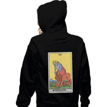 Load image into Gallery viewer, Shirts Zippered Hoodies, Unisex / Small / Black Strength